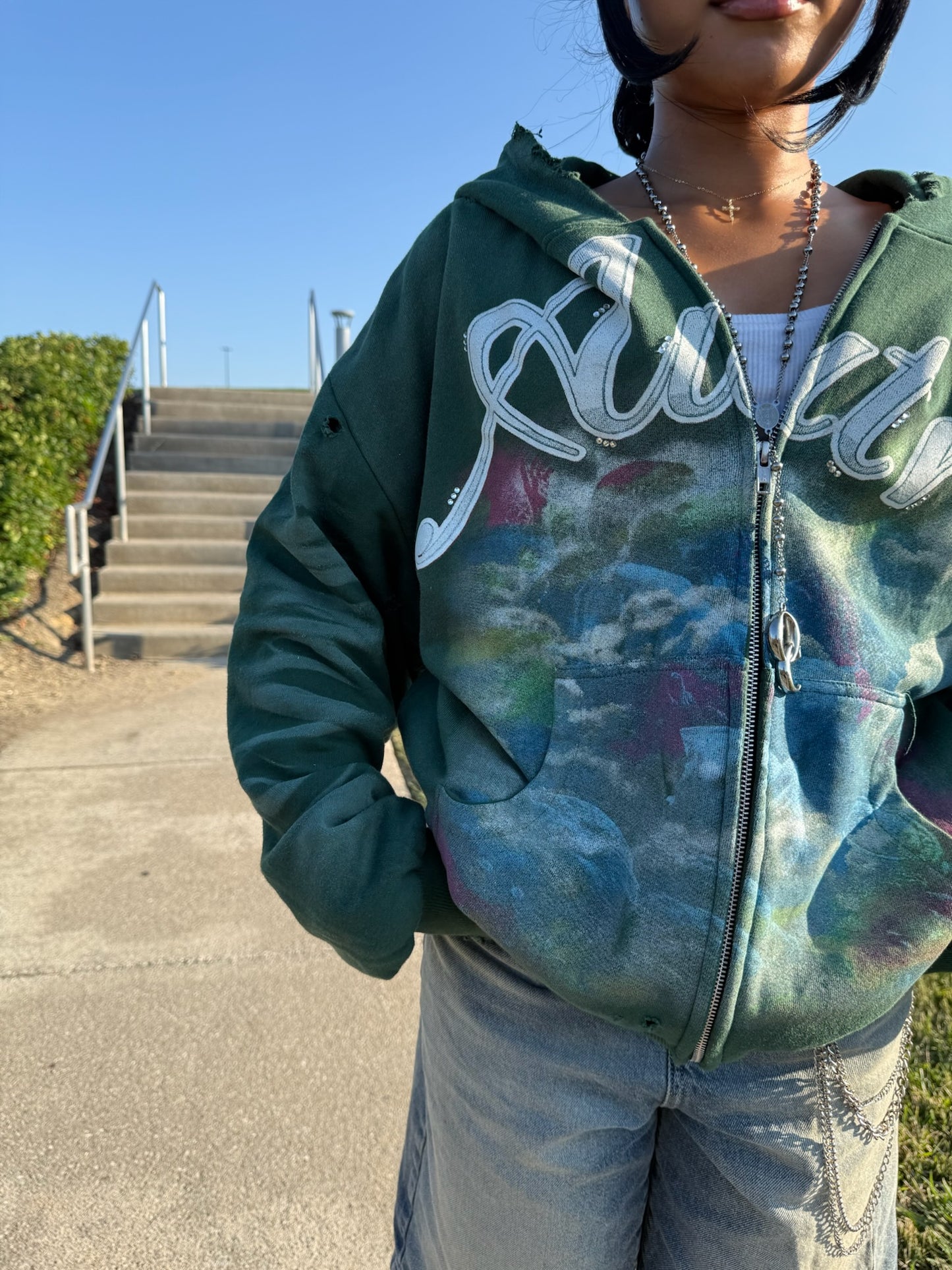 “ Discernment “ Zip-Up